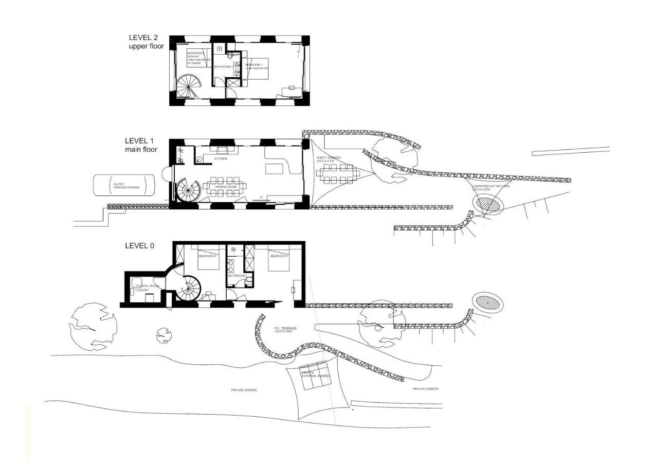 Villetta Farfallina "The Unique Property In The World With An Openable Roof" ลุคคา ภายนอก รูปภาพ